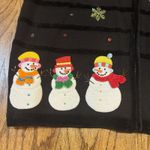 Quacker Factory Vintage The‎ Quaker Factory Snowman Bead Embellished Christmas Sweater  2X NWT Photo 3