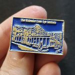 VTG Lions Club Gold Tone Blue Enamel Lapel Hat Pin Badge Brooch Eye Inst… Photo 0