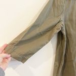 Talbots  Dress Women Green Lace up Front 3/4 Sleeve Shirt 16 Petite renaissance Photo 5