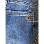 Democracy  Ankle Skinny Jeans Frayed Hem Ab‎ Solution Denim Blue Size 4 Photo 1