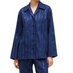 Sleeper NWT  Milky Way Sequined Cotton Pajama Set Navy Size M Photo 3