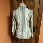 Vtg 70s striped big collar shirt Brown Photo 9