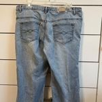Romance Jeans Light Wash Y2K Butterfly Flare Jeans Size 34 Photo 3