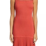 Bailey 44 Strech Knit Flounce Red Dress Sz M Photo 12