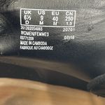 Clarks Womens Size 9 Boots Artisan Ankle 20701 Black Suede Leather Wedge Heel Photo 6