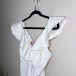 Lulus Divine Darling White Ruffled Skater Dress White Size Small Bridal Wedding Photo 3