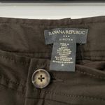 Banana Republic  Linen Blend Brown Pants Suit Set Women's Size‎ 4 Career Blazer Photo 5