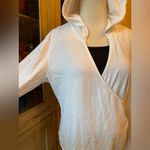 Pro Spirit  Cream Hooded Wrap Top Photo 2