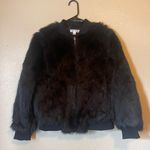 Faux Fur Rave Jacket Black Photo 0