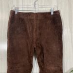 Carlisle Anonymous John  Brown Leather Cropped Flare Pants size 0 with 24” inseam Photo 3