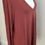 EXPRESS Top mauve choker collar tunic large Photo 2