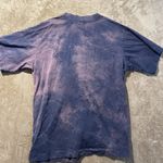 Ivy Park  Shirt Adult Size Medium Tie Dye Purple Tshirt Black Short Sleeve Top Photo 2