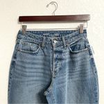 Old Navy Womens Jeans Denim Blue High Rise Curvy OG Loose Slit Ankle Size 6 Photo 2