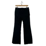 Banana Republic  Pinstripe Bootcut Career Pants Womens 4 Black Cotton Stretch Photo 3