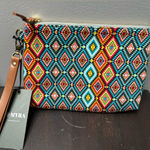 NWT Myra Bag Women's Multicolor Clutch Bag Red Photo 0