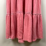 Anthropologie Sundry 1 Maxi Dress Small Pink Tiered Peasant Ruffle Short Sleeve Photo 6