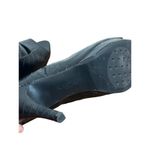 Women's Allure Size 8.5M Stiletto Peep Toe Heels Platform Crocodile Embossed Black Photo 10