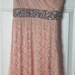 My Michelle  Pink Sweetheart Lace Gown – Size 5 Photo 4