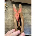 Olukai 'Hi Ona' Flip Flop (Women) Peach Size‎ 10 Leather Orange Photo 5