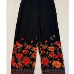 Rachel Zoe  Tropical Floral Print Wide Leg  Cropped Pants Womens Colorful Size Sm Photo 0