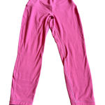 Lululemon  Align High-Rise Cropped Leggings Bright Pink Athletic Athleisure Sz 10 Photo 0