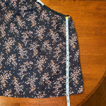 Ulla Johnson  Enid‎ One Shoulder Blouse Shirt Jet Floral Size 8 Photo 8