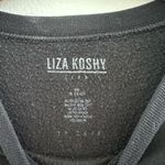 Liza Koshy Crewneck Sweatshirt, Black “Content”, size Large Photo 2