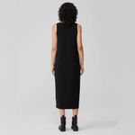 Eileen Fisher  Stretch Jersey Knit Tank Dress Slim Fit Midi Length Size Medium Photo 6