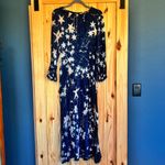 Little White Lies Constellation Long Sleeve Maxi Dress size Medium Blue Photo 8