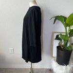 Wilfred Free Wilfred Women's Black 3/4 Sleeve Pocket Midi Dress Photo 2