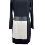 Ralph Lauren Lauren Mixed Media Long Sleeve Color Block Equestrian Look Dress 4 Photo 2