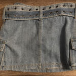 Princess Polly Iconic Cargo Mini Skirt Denim Photo 6