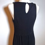 Donna Ricco  Vintage Little‎ Black Dress Medium Knit Jersey Party Holiday Photo 2