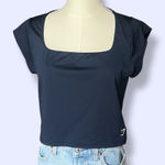 Gymshark  Everyday Cap Sleeve Crop Top - Navy Photo 0