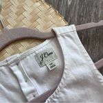 J.Crew I. Crew white denim‎ sleeveless shift dress Photo 3