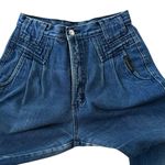 Rockies Vintage Western High Waist Bareback Pleated Denim Jeans 9/10 (26 x 34.5) Blue Photo 4