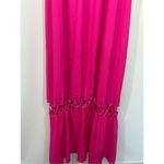 Gianni Bini  Lattice Back Maxi dress hot pink size 0 Photo 2
