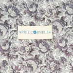 April Cornell Floral Cotton Tote Cottagecore Shoulder Bag Lilac Purple Photo 6