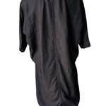 Motumo 15S1 Black Linen Dress, Sz L Size L Photo 4