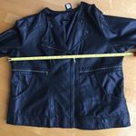 Worthington Faux Leather Lightweight Jacket, Black, Silver, Size 2X, NEW Photo 10