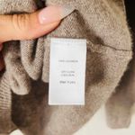 Adrienne Vittadini cashmere crew neck sweater brown beige M NWOT 2-ply cashmere Photo 4