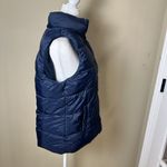 Old Navy  Fleece Lined Puffer Vest Navy Blue Size Medium Photo 7