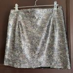 Free People  | FP One Camo Reversable Sequin Mini Skirt Silver black| Size 2 Photo 2