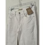 Madewell NWD Mid Rise Kick Out White Stretch Denim Jeans Women’s Size 26 Photo 5