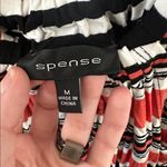 Spense Sleeveless Striped Maxi Dress White Size M Photo 2