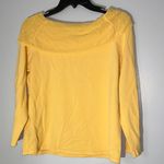 Norton Mcnaughton  Off-Shoulder Butter Yellow‎ Sweater L Soft Photo 4