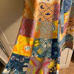 Cider  Rainbow Multicolor Patchwork Print Trendy Pants Photo 4