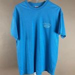 Gildan NEW Heavy Duty Women's Large Embroidered Virginia VA Aqua Blue Tee Shirt Photo 0