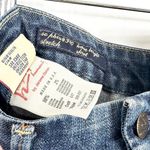 Citizens of Humanity Size 27 Denim Skirt Sophia Knee Length Y2K Front Slit 618 Photo 11