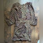 ALLSAINTS Elodie halftone dress in burgundy Photo 1